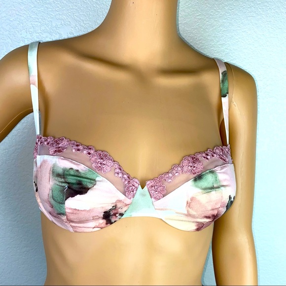 La Perla Other - La Perla Glamour Floral Embroidered Lace Bra 36B